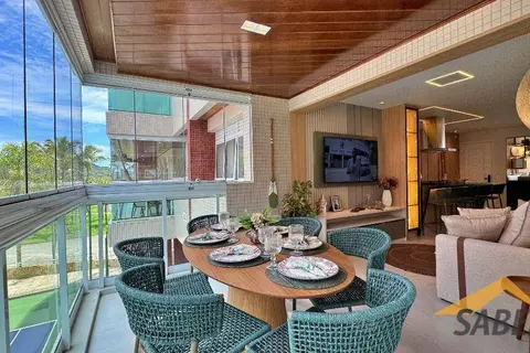 Apartamento com 143 m² e 3 suítes na Riviera de São Lourenço