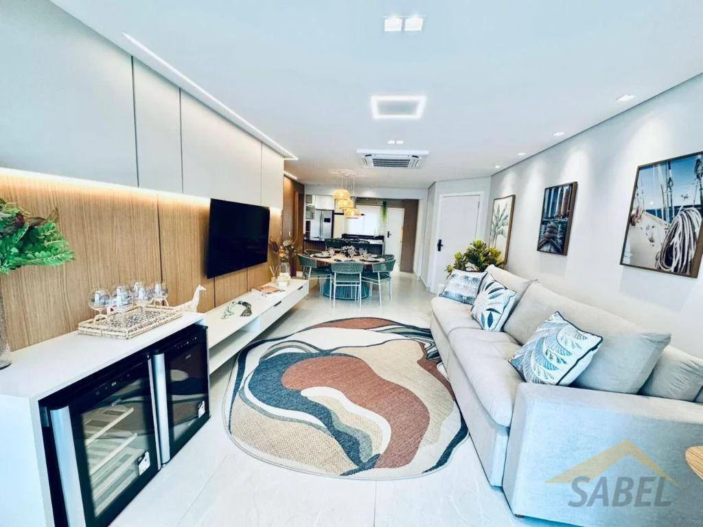 Apartamento com 127 m² e 3 suítes no Módulo 6 na Riviera de São Lourenço