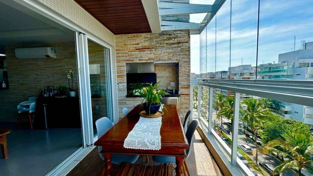 Cobertura com 146 m² e 3 suítes no Módulo 7 na Riviera de São Lourenço